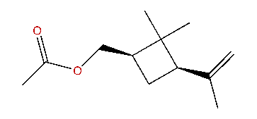 ((1R,3R)-2,2-Dimethyl-3-(prop-1-en-2-yl)-cyclobutyl)-methyl acetate